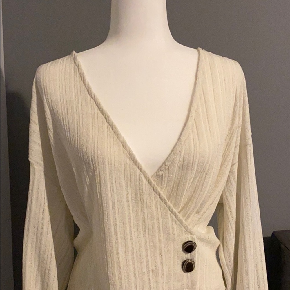 Zara plunge sweater
